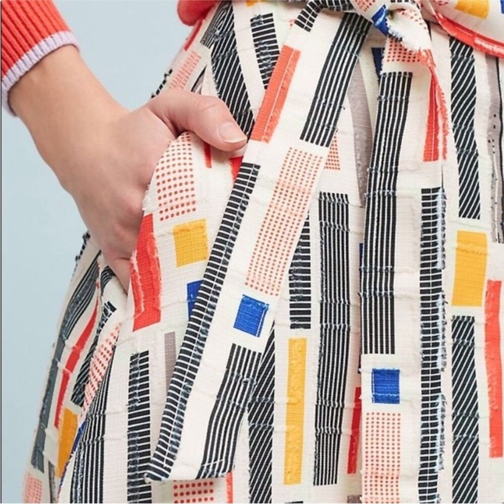 Anthropologie, Hutch, New, Willem Midi A-Line Belted Button Front Skirt SZ 0P - Picture 4 of 11
